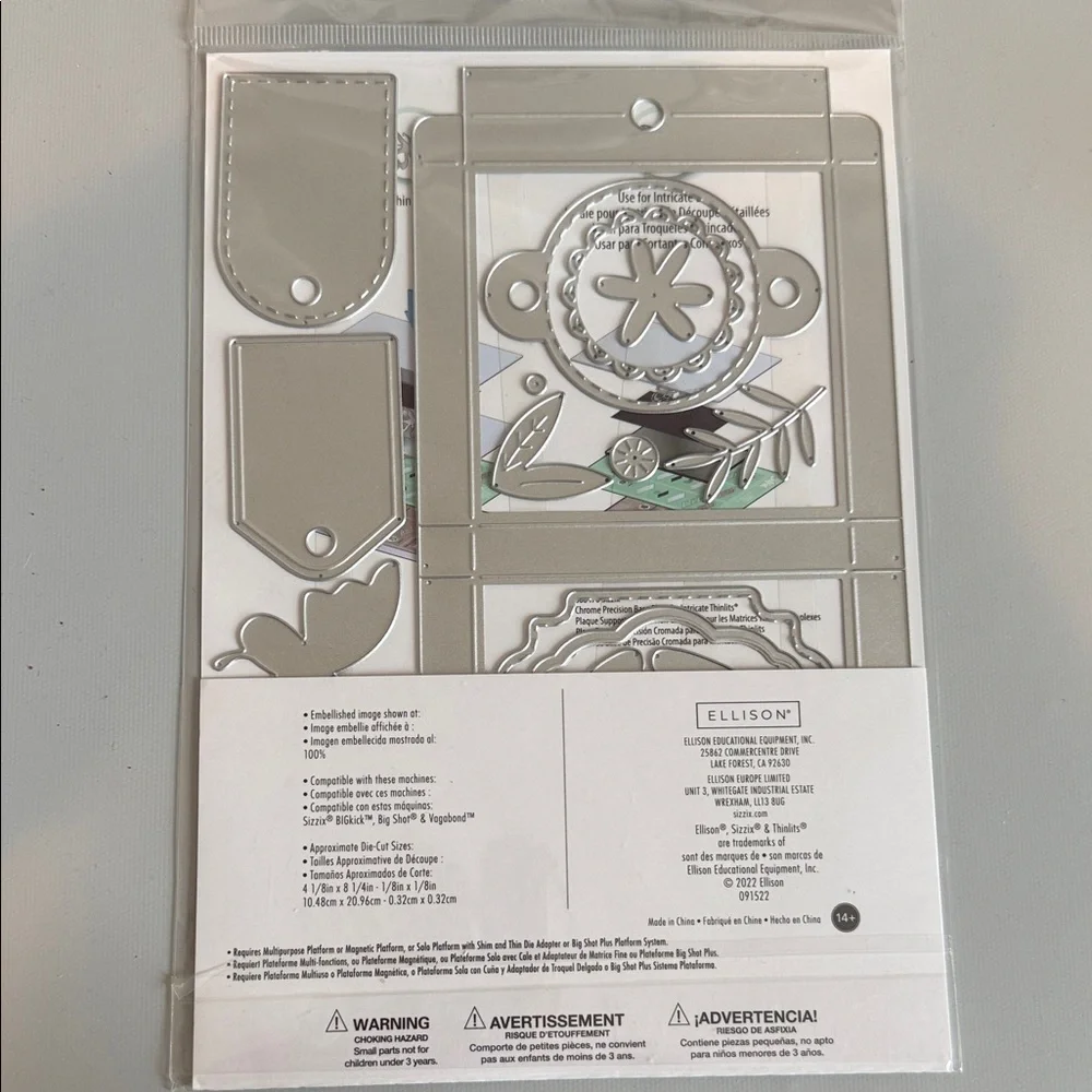 Sizzix Thinlits 19-Piece Die Set to create a Floral or Butterfly Gift Box. - Picture 2 of 4